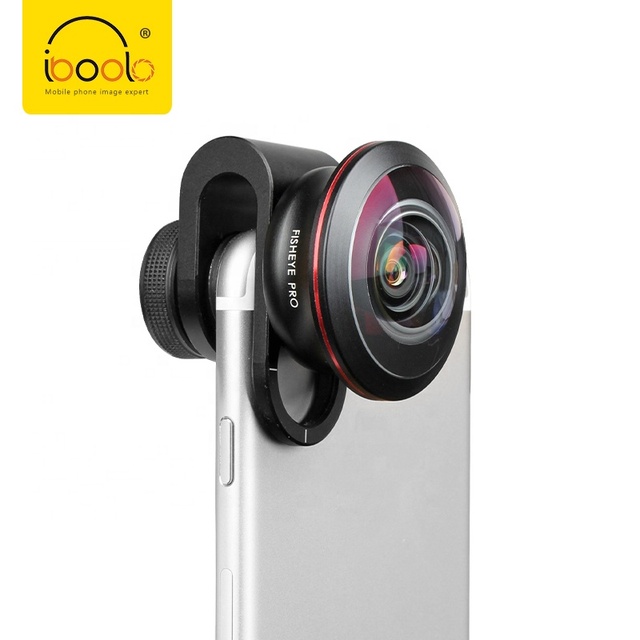 IBOOLO Factory Super Valuable Cell Phone Camera Accessory HD 4K 238 Degree 8MM PRO Super Fisheye Lens for Smart Phone