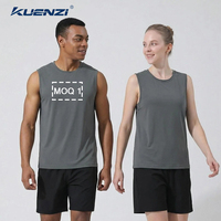 Kuenzi - Camiseta sin Mangas al por Mayor con Logotipo Personalizado, 100% Algodón, 220 g/m², Estilo Vintage, Absorbente de Humedad y Transpirable para Mujer