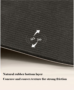 <span class=keywords><strong>Tappetino</strong></span> <span class=keywords><strong>Yoga</strong></span> Personalizzato Opaco Vegano Bianco Beige Nude Rosa Verde Tè Latte <span class=keywords><strong>Viola</strong></span> Nero Extra PU Gomma Arco Ovale - Product Image 3