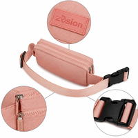Sac banane personnalisé avec logo, sac de ceinture en nylon, sac banane étanche pour voyage, vente en gros, fabricant OEM