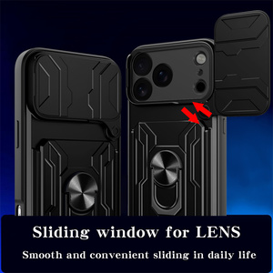 Coque de protection robuste pour téléphone avec fenêtre coulissante pour objectif, anti-chute et anti-rayures, pour Nothing Phone 3a Lite/Phone 2a - Product Image 3