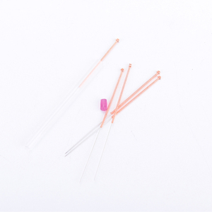 500 aiguilles d'<span class=keywords><strong>acupuncture</strong></span> à manche en cuivre, paquet de 5 aiguilles dans un tube guide - Product Image 5