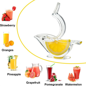 Exprimidor Manual de Limones, Mini Exprimidor de Frutas de Cocina, Forma de Pájaro, Plástico Transparente, Portátil, Multifuncional, Herramienta de Cocina - Product Image 2