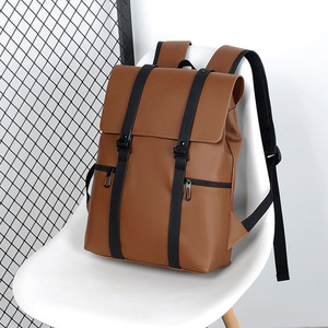 Custom 2025 Men's Waterproof <b>Backpack</b> <b>Large</b> Capacity Portable Custom Logo Pu Leather <b>Backpack</b> Business <b>Backpack</b> - Product Image 4