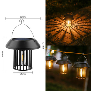 Luce solare del pendente del filamento di tungsteno piccolo giardino esterno decorativo <span class=keywords><strong>balcone</strong></span> luce <span class=keywords><strong>per</strong></span> illuminazione campeggio - Product Image 6