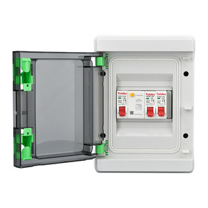 Caja de Distribución Impermeable de Plástico para Exteriores Tulabu IP65 63A 230V, Panel de Interruptores de Superficie, Serie HA, Color Blanco - Product Image 1