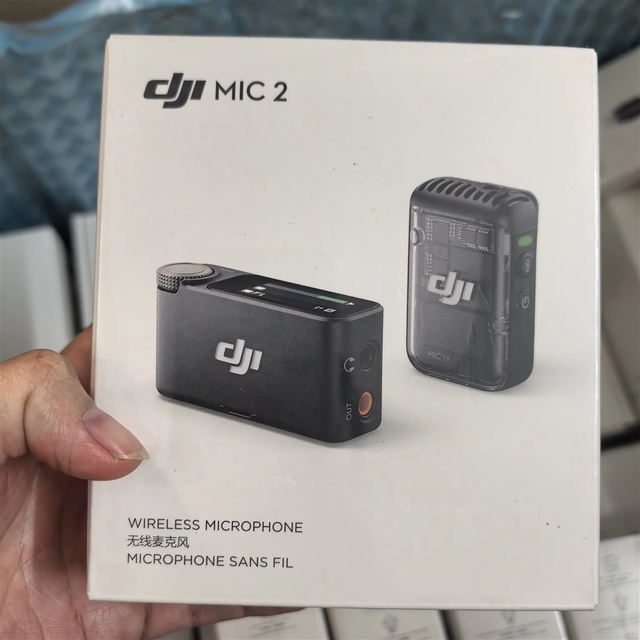 Original DJ Mic 2 (1 TX+1 RX) Wireless Microphone With Intelligent Noise Cancelling 32bit Float Internal Recording