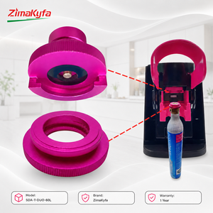 ZimaKyfa Purple 60L Gas Convertor Cylinder Aluminum Alloy Quick Connect Soda Machine DUO/Art/Terra/Crystal 3.0/Gaia OEM - Product Image 2