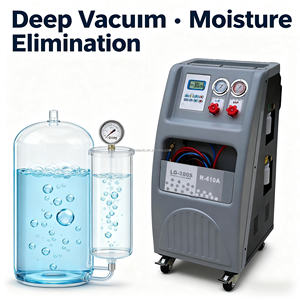 Aomai LG-300s Machine professionnelle de récupération et de recharge de réfrigérant <span class=keywords><strong>pour</strong></span> climatisation automobile certifiée CE Équipement d'entretien automobile R134a R1234YF AC - Product Image 2