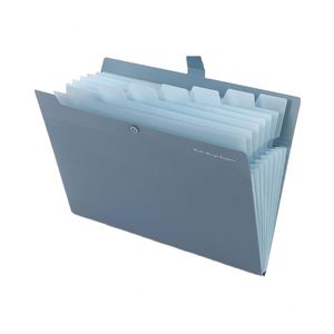 Carpeta Expandible Skydue de 8 Bolsillos, Material PP, Carpeta Tipo Acordeón con Etiquetas, Organizador Portátil para Documentos/Papel/Recibos - Product Image 1