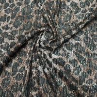 Tissu en maille brodé métallique extensible à sequins de 3 mm pour chaussures de mariage - Vente en gros
