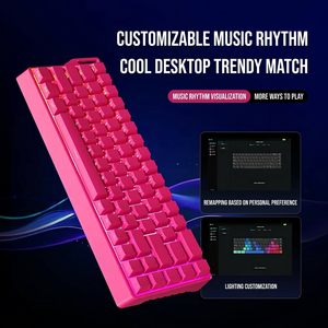 Teclado Mecánico para Juegos K68D 2025 con Cable, Triple Modo, Interruptores Mecánicos, RGB, 68 Teclas, para Juegos y Esports - Product Image 2