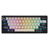Clavier mécanique EPOMAKER Hack 59, compact 60 %, programmable, hot-swap, avec profil Gasket, touches PBT RGB pour le codage (Windows/Mac/Linux)