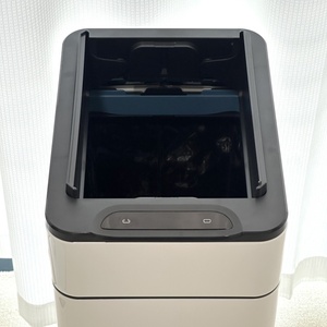 13 Gallon Thùng Rác Có Thể 60L Thép Không Gỉ Thùng Rác Có Thể Touchless Cảm Biến Nhà Chất Thải Bin Cho Phòng Tắm Lưu Trữ Thông Minh Kim Loại Thùng Rác Bin - Product Image 1