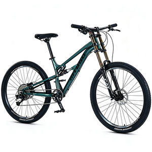 MTBGO <span class=keywords><strong>Bicicleta</strong></span> de Montaña para Hombre, Estilo Nuevo, <span class=keywords><strong>26</strong></span> Pulgadas, 7 Velocidades, Neumáticos Negros, Cuadro de Acero, Frenos de <span class=keywords><strong>Disco</strong></span>, Suspensión Completa, Venta al Por Mayor - Product Image 3