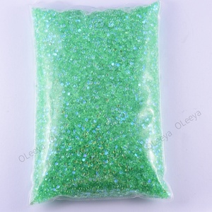 Échantillons Gratuits OLeeya – Strass en Résine à Dos Plat Non Thermocollants Effet Aurore Gelée pour Accessoires de Nail Art DIY (Vente en Gros) - Product Image 4