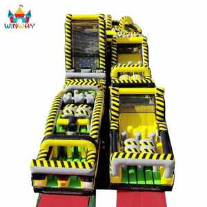 Carnival Sports Jumping <strong>Games</strong> Indoor Long Races extreme Rush Sports Challenge Giant Inflatable Obstacle Course With Slide - Product Image 4