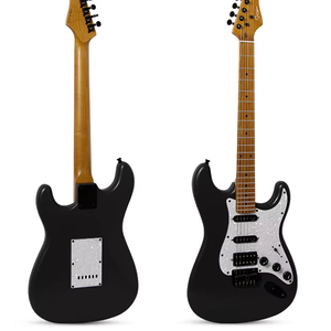 Smiger upgrade cuerpo de álamo cuello de arce tostado y diapasón Alnico <span class=keywords><strong>V</strong></span> HSS pastilla St <span class=keywords><strong>guitarra</strong></span> eléctrica con sintonizador de bloqueo - Product Image 5