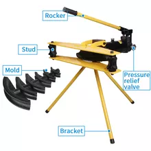 Cintreuse de tuyaux manuelle SWG-1 avec support pour tuyaux de 1/2 à 1 pouce - Product Image 2
