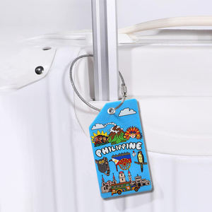 Etiquetas de Equipaje de PVC Personalizadas con Diseños de Características Locales y Globales, Etiquetas Duraderas para Maletas y Bolsos de Viaje - Product Image 3