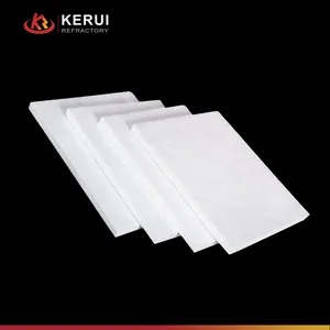 Placa de fibra cerâmica KERUI de lã com isolamento térmico refratário de alta temperatura de 1400 graus para forno industrial