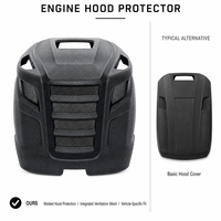 Protection de capot moteur, Housse de protection pour compartiment moteur automobile, Accessoires de remplacement pour extérieur de voiture et compartiment moteur