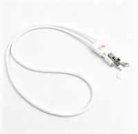 Cordon OEM 4-en-1 en nylon tressé pour téléphone portable, cordon anti-perte USB avec câble de charge rapide et transfert de données