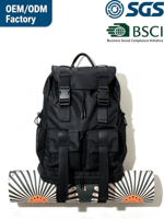 Sac à dos d'ordinateur portable en nylon personnalisé avec logo, idéal pour l'école, les voyages, le sport et la gym, pour étudiants, femmes et hommes, fabriqué en usine BSCI