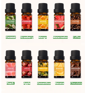 38 tipos de sabores 10ml <span class=keywords><strong>humidificador</strong></span> soluble en agua difusor planta de piedra aire interior fresco coche aromaterapia aceites esenciales - Product Image 1