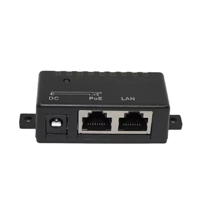 ZHEFAN Factory price PoE Splitter PoE Injector RJ45 DC 5.5mm*2.1mm Input Passive PoE Inject Splitter Adapter Connector