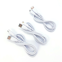 Kabel Data pengisian daya cepat, kabel pengisian daya konektor USB mikro 3.0 ponsel, kabel Data pengisian cepat tipe-c untuk Sansung Huawei