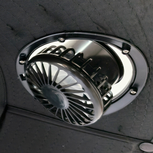 하이 퀄리티 폴리에스터 야외 와이드 챙 태양 모자 2 태양 팬 USB 충전 낚시 하이킹 캠핑 - Product Image 4