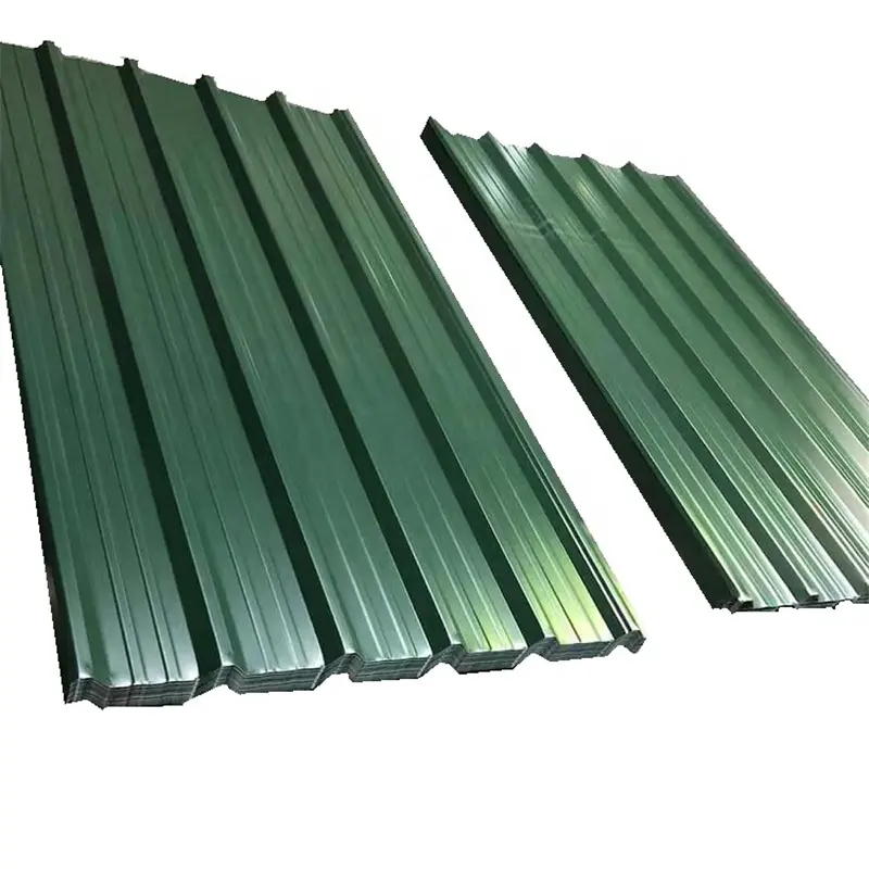 Low price PPGI PPGL roofing corrugated sheet colored steel plate plain steel roofing sheet for house