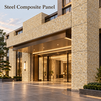 Panneau composite en acier 4 mm 1220x2440 mm, plaque noire mate pour la rénovation de façade extérieure
