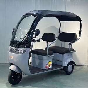 60V 1000Wオープンボディ電動三サイクル1-2シーターファミリースクーター調整可能2人容量ディスクブレーキと400kgペイロード - Product Image 3