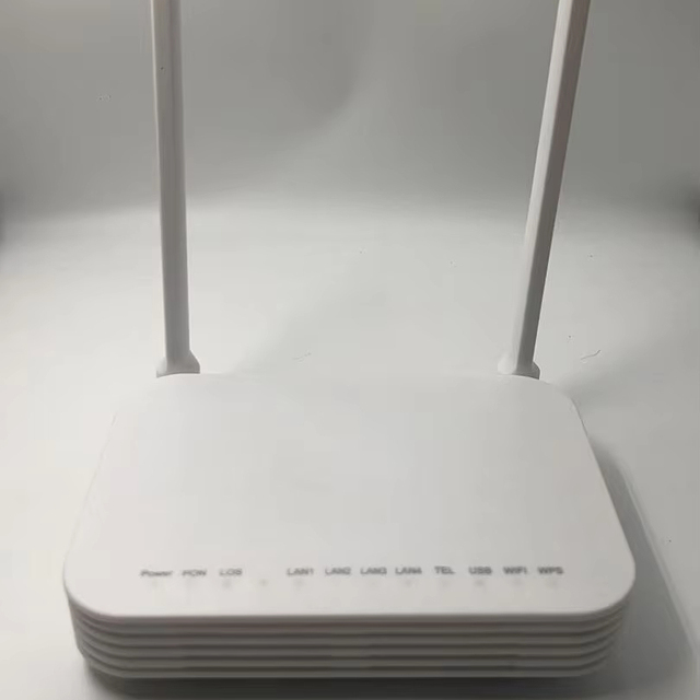 OEM customized G8546M, ONU gigabit router XPON EPON GPON ONT, 1GE 3FE, 2.4G WiFi router English firmware, FTTH terminal 300Mbps