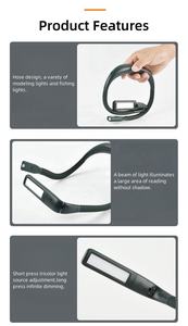 Fuente <span class=keywords><strong>de</strong></span> luz dual regulable recargable por USB, accesorios <span class=keywords><strong>para</strong></span> acampar, lámpara <span class=keywords><strong>de</strong></span> lectura colgante <span class=keywords><strong>para</strong></span> el cuello, luz <span class=keywords><strong>de</strong></span> libro <span class=keywords><strong>para</strong></span> <span class=keywords><strong>leer</strong></span> por la <span class=keywords><strong>noche</strong></span> en la cama - Product Image 6