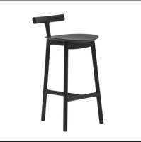 Tabourets de bar modernes en bois massif, chaises de bar pour cuisine, salle à manger, salon, chambre, hôtel, usage extérieur