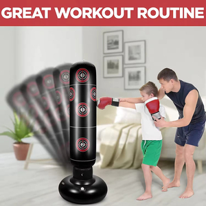 <span class=keywords><strong>Sac</strong></span> <span class=keywords><strong>de</strong></span> boxe pour enfants <span class=keywords><strong>Sac</strong></span> <span class=keywords><strong>de</strong></span> boxe gonflable double face avec action <span class=keywords><strong>de</strong></span> rebond - Product Image 5