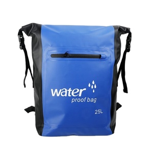 Hot bán nhiều màu PVC có thể gập lại Túi khô 25L Ba lô chống thấm nước cho cắm trại ngoài trời Đi Bộ Đường Dài chèo thuyền leo núi chạy <span class=keywords><strong>Net</strong></span> loại - Product Image 1