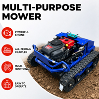Petit tracteur tondeuse autonome sans fil à commande à distance, à moteur brushless et à braquage zéro, fabriqué en Chine