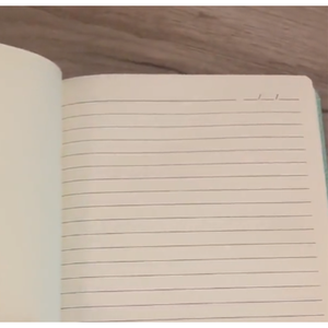 Journal personnalisé en similicuir corail A5, carnet personnalisé avec nom et initiales, livre <span class=keywords><strong>d</strong></span>'écriture avec stylo, cadeau pour les notes quotidiennes, l'étude - Product Image 4