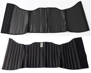 Corset amincissant ajustable en latex grande taille avec 25 baleines en acier pour femme, effet sauna, pour le remodelage corporel - Product Image 4