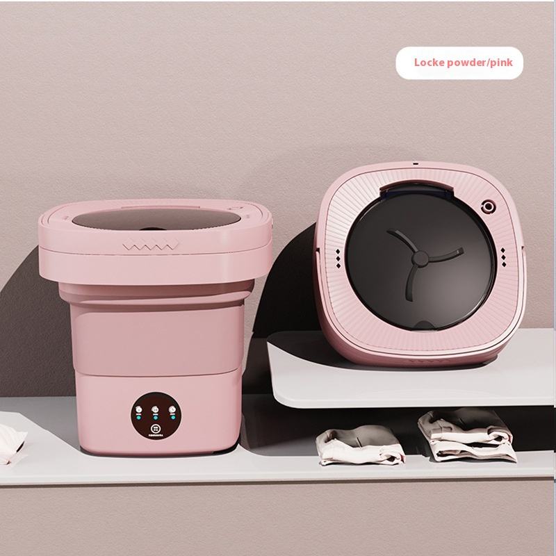 8L Rock Pink Blue Light + Drain Basket + Drain Pipe