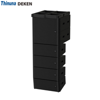 Système audio professionnel Deken SHOW L208, double haut-parleur de 8 pouces, 4 unités, 2 voies, enceinte de sonorisation passive pour scène et concert