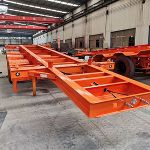 Semirremolque esquelético de 3 o 4 ejes para transporte de contenedores de 20 y 40 pies, fabricado en China - Product Image 4