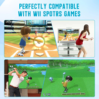 Manette Nunchuk WU avec Joystick Motion Plus 2-en-1 intégré pour console Nintendo Wii