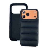 Étui de protection intégral antichoc en cuir PU texturé litchi de luxe pour iPhone avec protection d'objectif