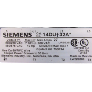 NUEVO 14DUD32AA TAMAÑO 1 14DU+32A - Product Image 3
