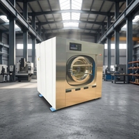 Industrial washer,304 stainless steel,PLC control,large capacity,heavy duty garment commercial laundry shop business use